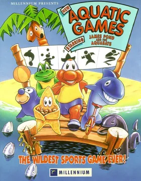 Aquatic Games, The - Starring James Pond and the Aquabats box cover front